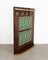 Wandgarderobe aus Holz, Messing und Glas im Stil von Paolo Buffa, Italien, 1940er 11