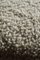 Reposapiés danés Art Déco redondo con asiento de lana de cordero, años 40, Imagen 6