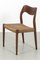 Model 71 Chairs by Niels Otto Møller, Set of 6 3