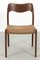 Model 71 Chairs by Niels Otto Møller, Set of 6 5