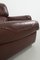 Vintage Leather Armchairs with Ottoman, Set of 2, Image 8