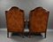 Leather Wing Chairs, 1920s, Set of 2 4