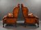 Leather Wing Chairs, 1920s, Set of 2 3