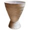 Beige Krater Vase aus Steingut von Elena Vasilantonaki 1