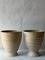 Beige Krater Vase aus Steingut von Elena Vasilantonaki 8