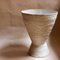 Beige Stoneware Krater Vase by Elena Vasilantonaki 11
