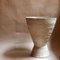 Beige Krater Vase aus Steingut von Elena Vasilantonaki 2