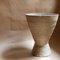 Beige Stoneware Krater Vase by Elena Vasilantonaki 3