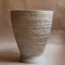 Beige Krater Vase aus Steingut von Elena Vasilantonaki 2