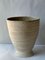 Beige Krater Vase aus Steingut von Elena Vasilantonaki 4