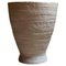 Beige Krater Vase aus Steingut von Elena Vasilantonaki 1