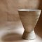 Beige Krater Vase aus Steingut von Elena Vasilantonaki 9