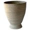 Beige Stoneware Krater Vase by Elena Vasilantonaki 1