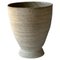 Beige Stoneware Krater Vase by Elena Vasilantonaki, Image 1