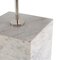 White Marble and Nickel Side Table by Thai Natura 2