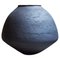 Black Stoneware Psykter Vase by Elena Vasilantonaki 1