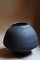 Black Stoneware Psykter Vase by Elena Vasilantonaki 3