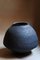 Black Stoneware Psykter Vase by Elena Vasilantonaki, Image 3