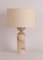 White Alabaster Peona Table Lamp by Simone & Marcel 2