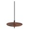 Toupy Walnut and Black Metal 38 Hanging Table by Mademoiselle Jo 1