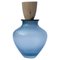 Ohana Stacking Pigeon Blue and Triangle Vase by Pia Wüstenberg, Image 1