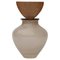 Ohana Stacking Beige and Oodle Vase by Pia Wüstenberg, Image 1
