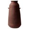 Red Stoneware Alavastron Vase by Elena Vasilantonaki 1