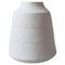 White Stoneware Kados Vase by Elena Vasilantonaki 1