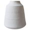 White Stoneware Kados Vase by Elena Vasilantonaki, Image 1