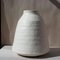 White Stoneware Kados Vase by Elena Vasilantonaki 3