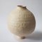 Beige Stoneware Coiled Moon Jar by Elena Vasilantonaki, Image 3