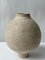Beige Stoneware Coiled Moon Jar by Elena Vasilantonaki 10