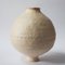 Beige Stoneware Coiled Moon Jar by Elena Vasilantonaki 2