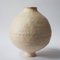 Beige Stoneware Coiled Moon Jar by Elena Vasilantonaki, Image 2