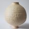 Beige Stoneware Coiled Moon Jar by Elena Vasilantonaki 4