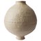 Beige Stoneware Coiled Moon Jar by Elena Vasilantonaki, Image 1