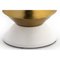 Metal and White Marble Side Table by Thai Natura, Image 3