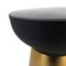 Metal and Black Granite Side Table by Thai Natura, Image 3