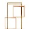Natural Wood and Golden Metal Shelf by Thai Natura 2