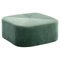 Green Velvet Pouf by Thai Natura, Image 1