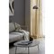White Marble and Nickel Floor Lamp by Thai Natura 6