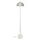 White Marble and Nickel Floor Lamp by Thai Natura, Image 2