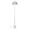 White Marble and Nickel Floor Lamp by Thai Natura, Image 3