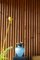 Vase Baby Bloom Empilable en Satin Bleu Pigeon par Pia Wüstenberg 2