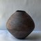 Black Stoneware Sfondyli Vase by Elena Vasilantonaki 3