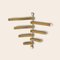 Brass Seven Coat Rack by OxDenmarq 3