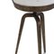 White Marble and Antique Gold Metal Side Table by Thai Natura 2