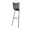 Black Wicker and Metal Stool by Thai Natura, Image 5