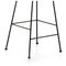 Black Wicker and Metal Stool by Thai Natura 3