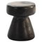 Anthracite Stoneware Stool by Thai Natura 1